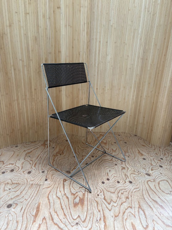 Image 1 of Tabouret design vintage Nuova X-Line - Niels Jørgen Haugesen