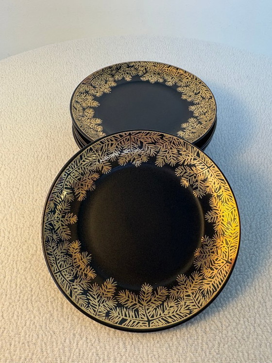 Narumi Soup Bowl & Dessert Plates with Christmas Decoration – Narumi Japan, Crockery, Porcelain (photo 6 of 9)