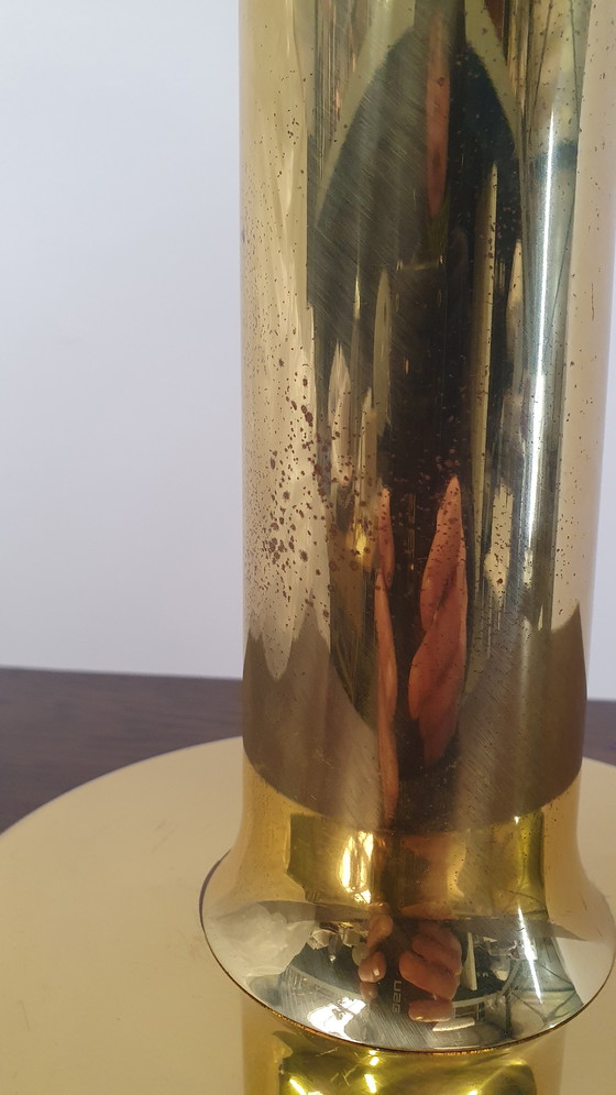 Image 1 of 2x messing tafellamp Baulmann Leuchten, Duitsland jaren 80