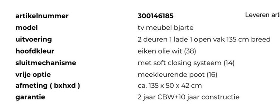 Image 1 of Tv meubel Bjarte van Goossens