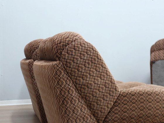 Image 1 of Italian vintage flower inspired design modular sofa, 1970s