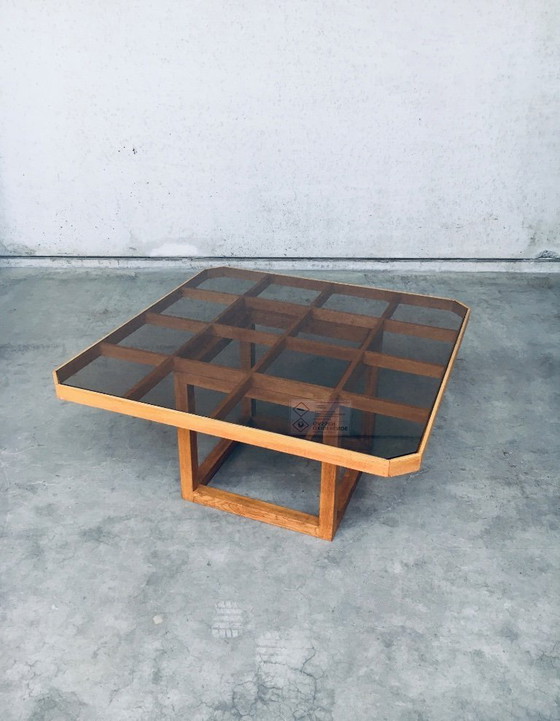 Image 1 of 1980's Postmodern Design Octagonal Square Dining Table