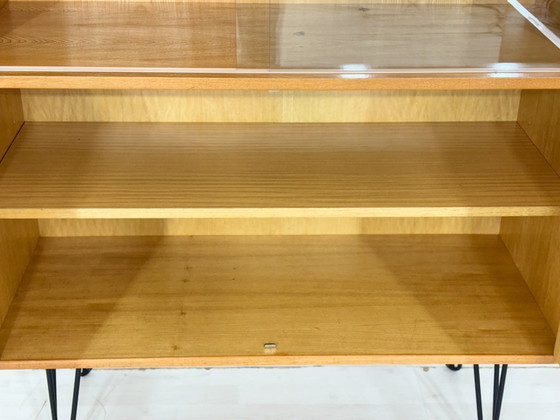 Image 1 of Vintage klassieke kast/plank/hoge kast – Sen/Ash – VEB Hellerau