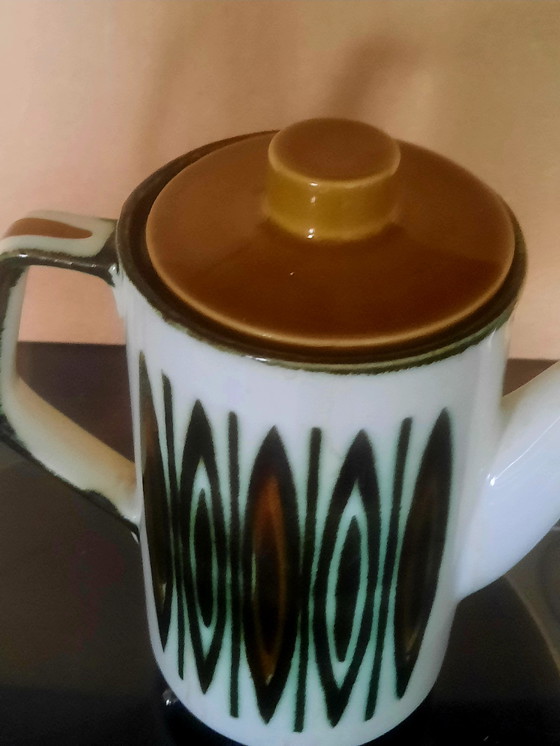Image 1 of Vintage koffiekan met 4tassen 