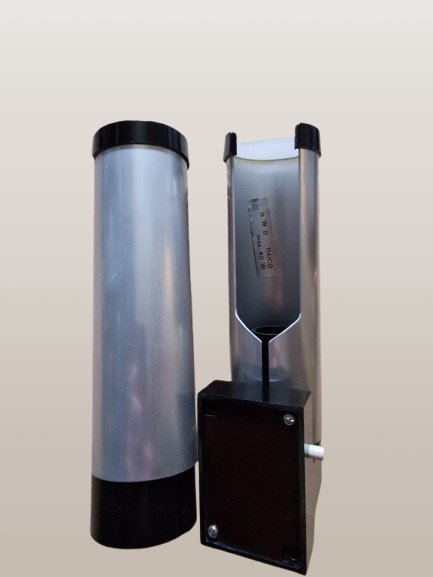 Image 1 of Dutch design - Philips - NWD 114/00 - wandverlichting - Fuga - zilver - 70's set van 2