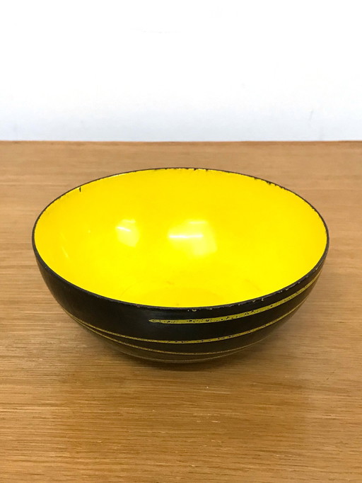 Vintage 60s Cathrineholm of Norway Enamel "Saturn" Bowl