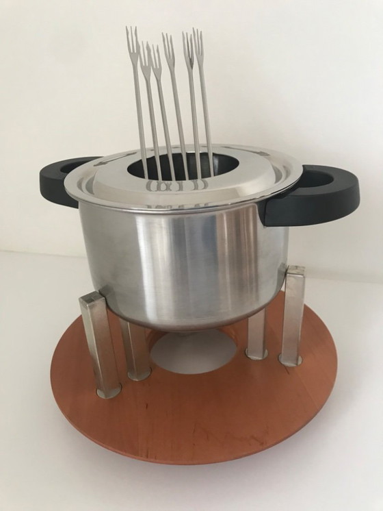 Image 1 of Padella per fonduta Spring - Set per fonduta Domo Svizzera - Nuovo