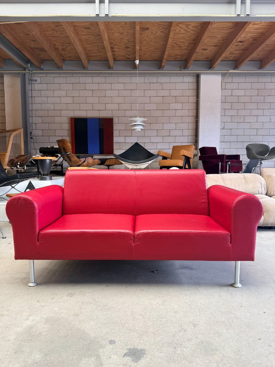 Divano a due posti Vitra Morrison (disponibilità: 2) – Divani 2 posti, Leather, Metal (photo 5 of 9)
