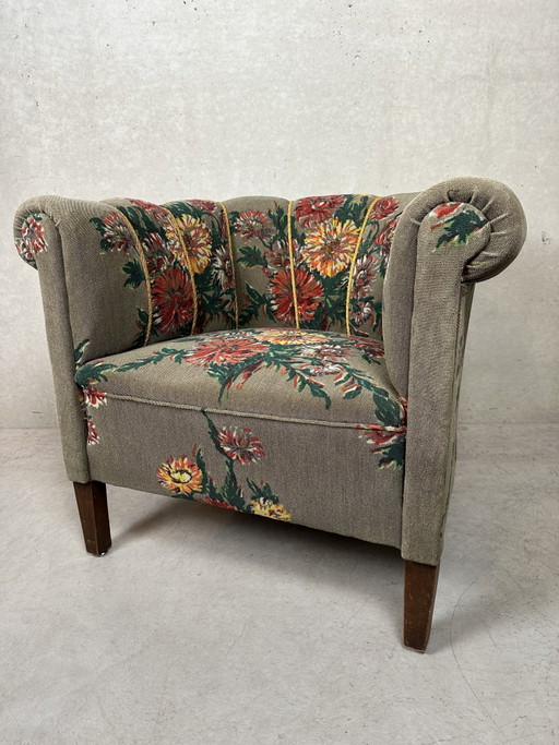 Vintage Botanical Fauteuil