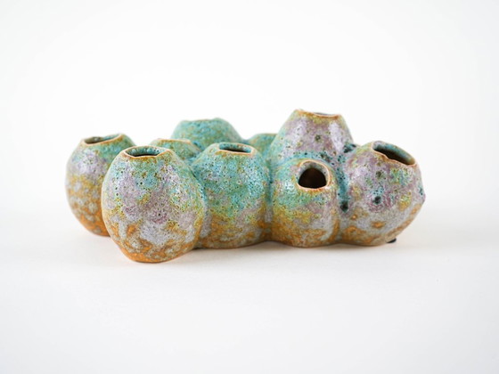 Image 1 of Ceramic vase – flower frog, Danish design, 1960s, made in Denmark