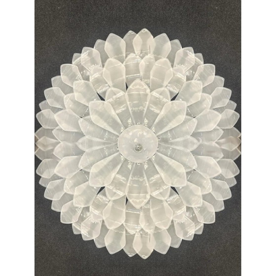 Image 1 of Artistic Contemporary Sanded Glass Flush Mount by SimoEng