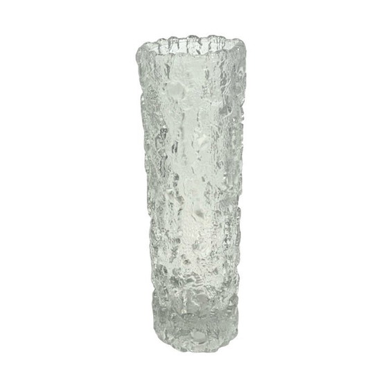 Image 1 of ARKTIS Georgshütte vase – Ice Bark Glass, Germany 1970s.
