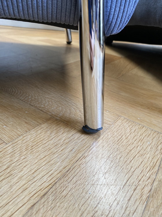 Image 1 of Woood Halifax stoelen grijsblauw