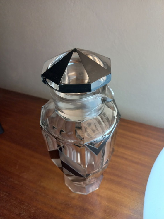 Decanter "Karl Palda" anni '30, Bicchieri e caraffe, Cristallo, Vetro, Nero (foto 2 di 8)