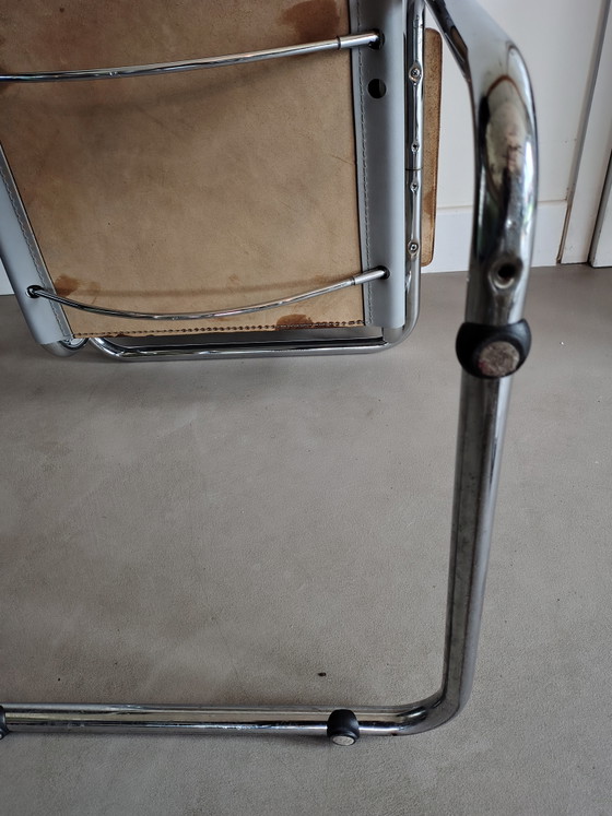 1x Slede Stoel S34 – Stoelen / fauteuils, Leather, Metal (photo 14 of 15)