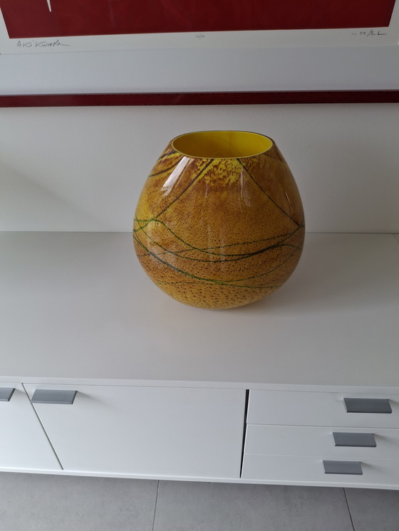 Image 1 of Bellissimo vaso in vetro proveniente dalla Polonia.