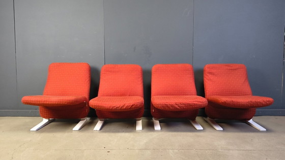 Image 1 of Pierre Paulin Concorde chairs, set of 4, 1960s
