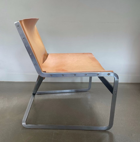 Image 1 of Loungefauteuil, model ‘Ra’, ontwerp Pierre Thielen, Studio Industrial Design voor Metz & Co, jaren 60
