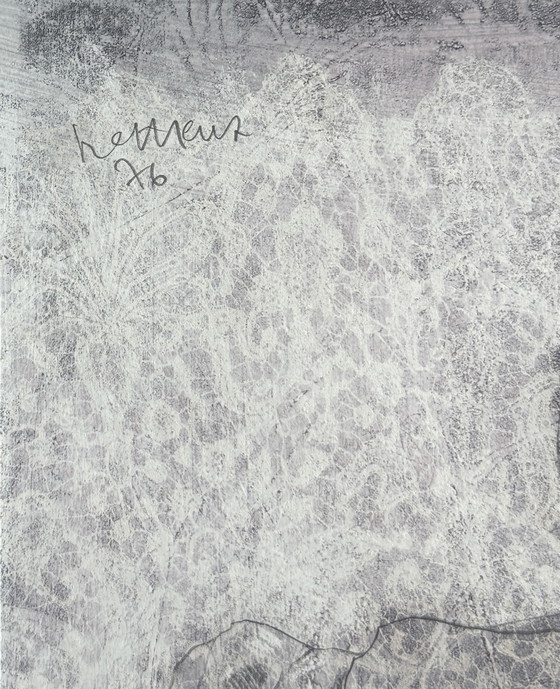 Image 1 of Robert Detheux "Erzwungene Stille" wunderschönes Gemälde von 1976