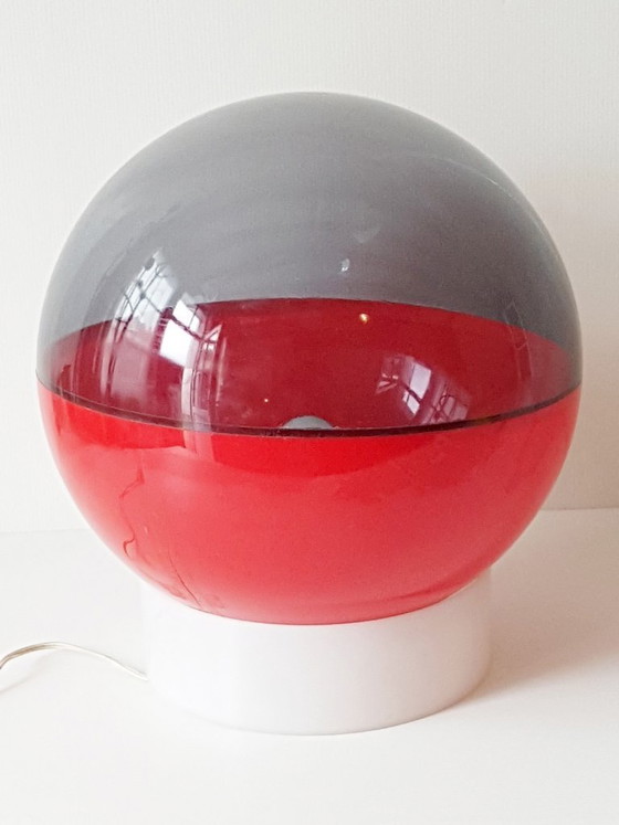 Image 1 of Plastic bollamp uit de jaren 70 in ruimtevaartstijl, vintage jaren 70