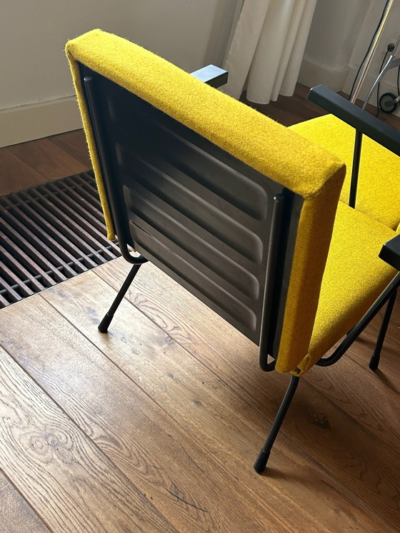Gispen Rietveld 1401 con Tonica 2 di Kvadrat – Artifort, Poltrone, Metallo, Lana (photo 3 of 6)