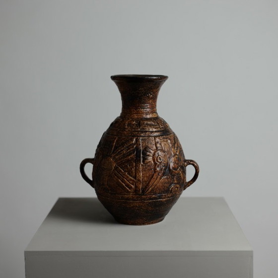 Jasba Model 1690-30 Sculpturale Keramische Vaas, West-Duitsland, c. 1970 – Vazen, Ceramic (photo 2 of 13)