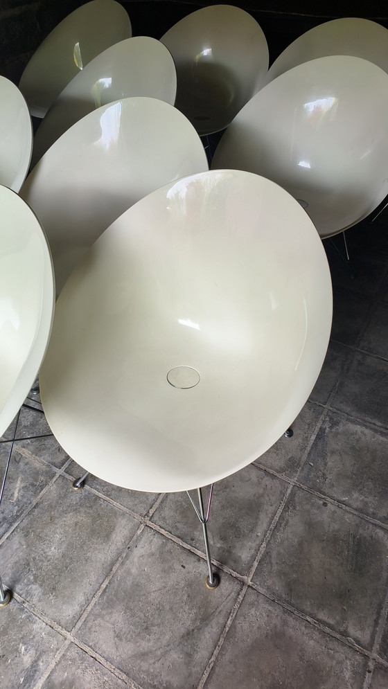 Image 1 of Set of 8 Kartell Ero chairs