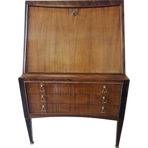Bureau vintage à rangements multiples, 1950