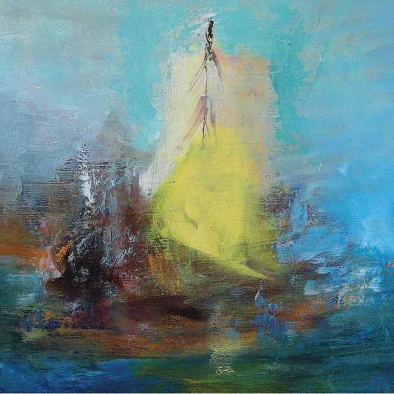 Image 1 of Peinture vintage de Stig Harder Olsen