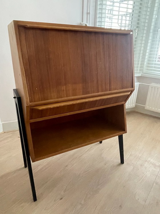 Image 1 of Mid century vintage secretaire