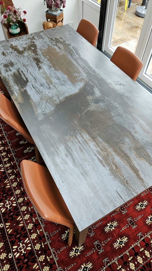 Table de salle à manger Bert Plantagie Pedro avec plateau en dekton