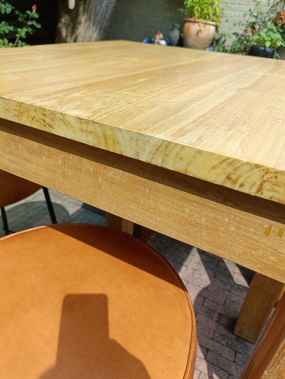 Image 1 of Hardwood standing table