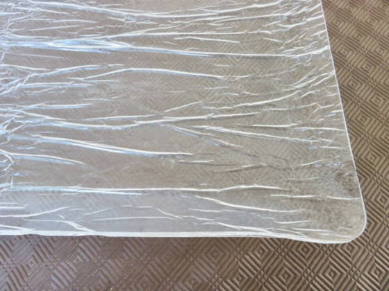 Image 1 of Groot dienblad "Roche Bobois" van plexiglas, altuglas en luciet, 1970