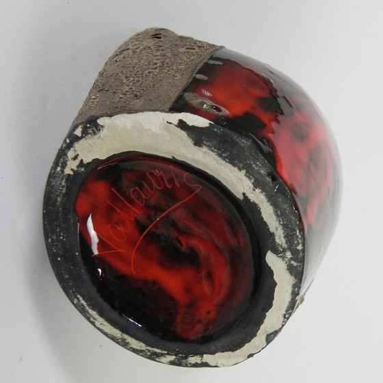 Image 1 of Vallauris Fat Lava Vase, 1950er Jahre