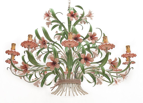 Image 1 of Florentine chandelier with 12 lights