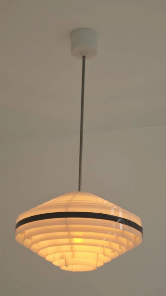 Lampada a Sospensione UFO Space Era Cecoslovacchia 1970 – Lampade a sospensione, Metal, Plastic, Space Age (photo 15 of 29)