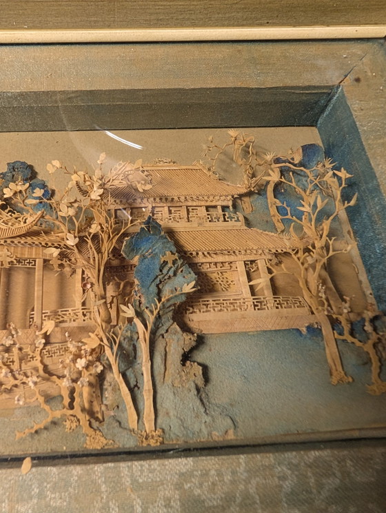 Image 1 of Chinese cork diorama 3D 18x50 cm