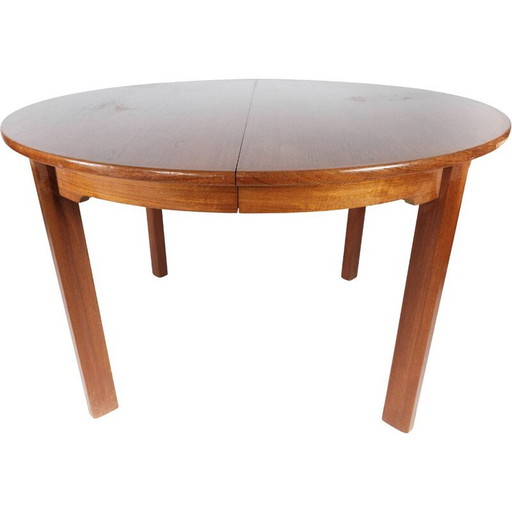 Vintage teak table with extension, Denmark 1960
