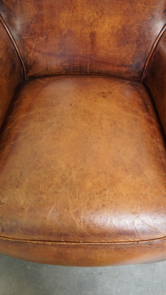 Image 1 of 2 X Sheep Leather Design Armchair