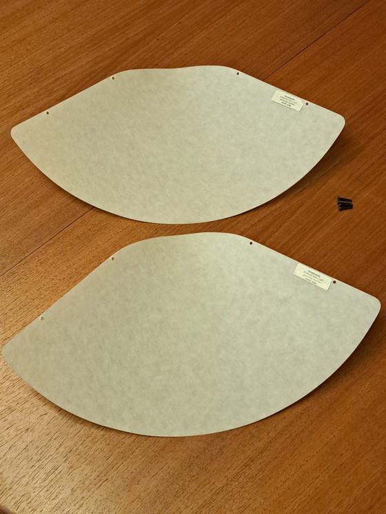 Image 1 of DOMUS Table Lamp Type 7701 – Solid Wood – Lunopal Shade – Design Classic