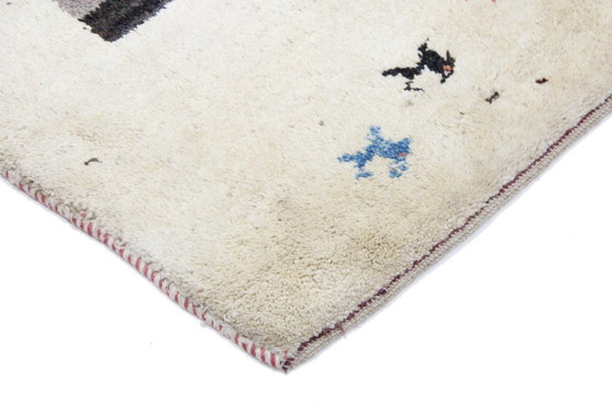 Image 1 of Original Persian carpet Gabbeh Ghashghai Oriental carpet 219 cm x 195 cm Old Natural