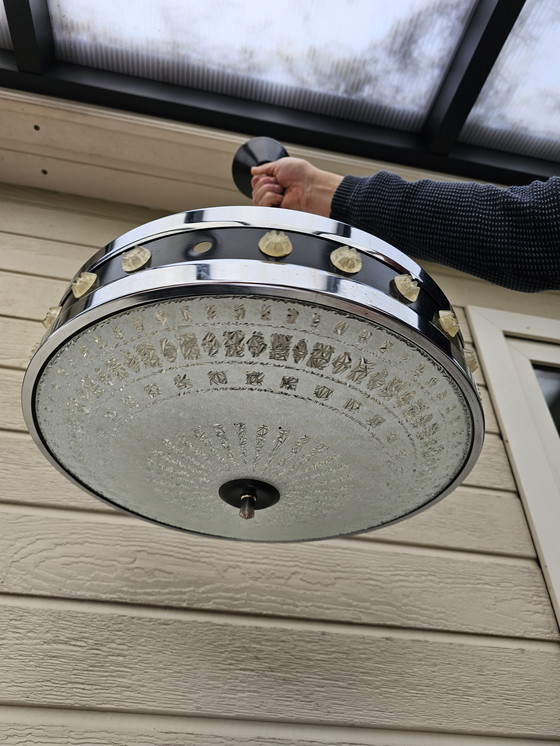 Image 1 of Beautiful vintage Space Age pendant lamp from Philips 70s, 44cmø.