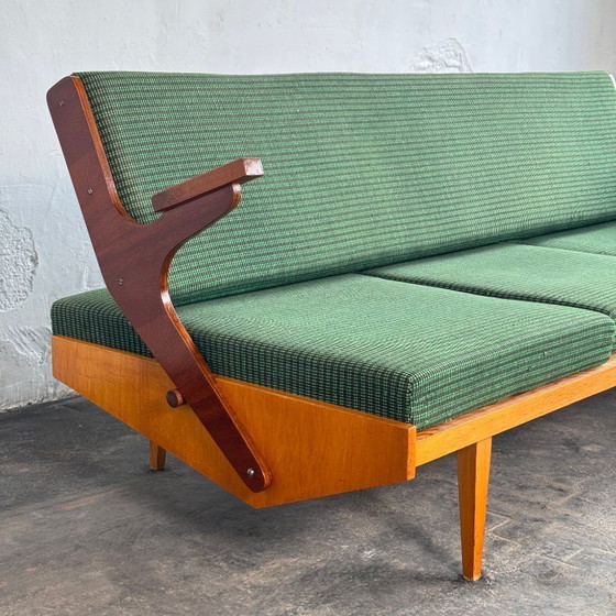 Image 1 of Mid-Century Convertible Sofa by Opp Drevovyroba, 1970s