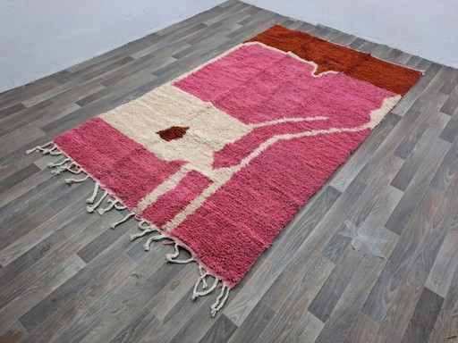 Tapis marocain artisanal en laine 300cmx150cm