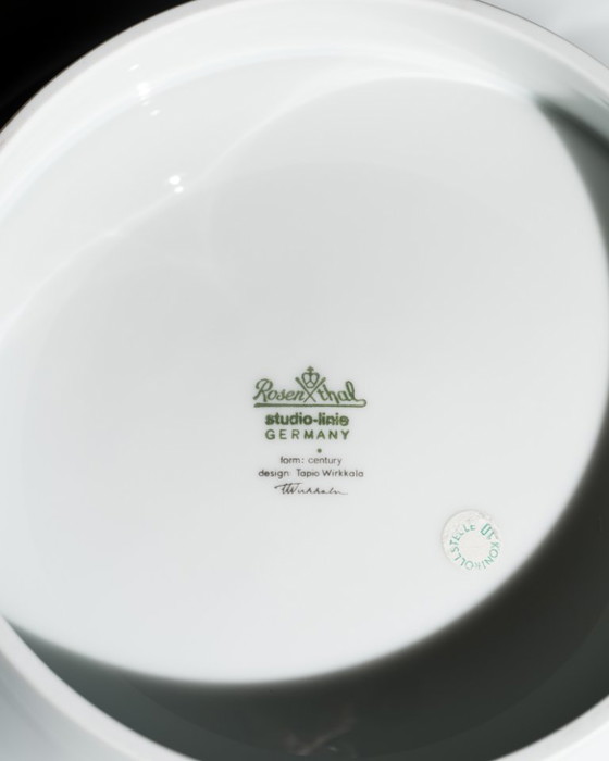 Image 1 of Rosenthal Tapio Wirkkala Dorothy Hafner Century New Wave Fruits Bowl & Vase Set