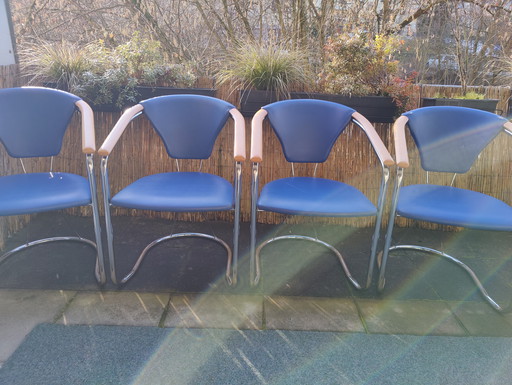 Design vintage classique | Pièce de collection des années 90 | Bois véritable et chrome