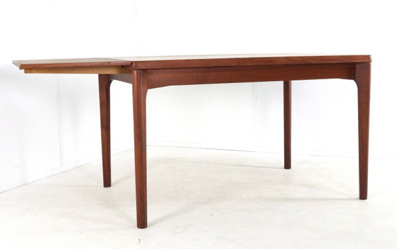 Image 1 of Henning Kjaernulf for Vejle extendable dining table table Danish vintage