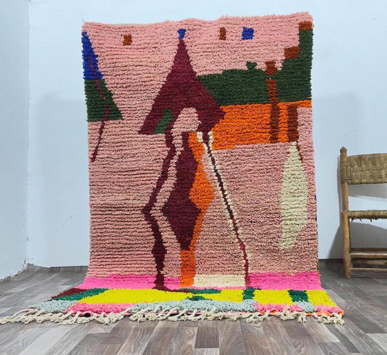Handmade Moroccan Rug 250/150cm – Tapis, Wool (photo 4 of 9)