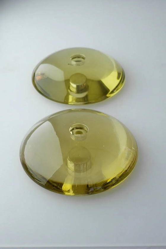 Image 1 of Bougeoirs en verre par Anne Nilsson pour Kosta, années 2000, set de 2