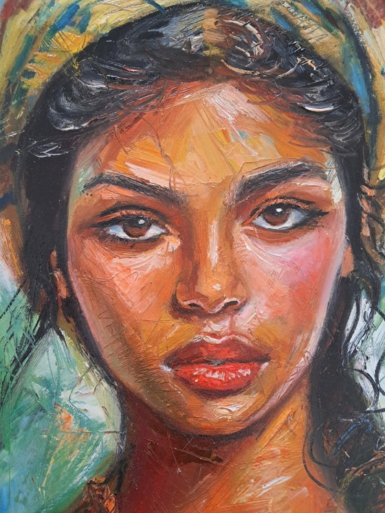 Image 1 of Laurent CHIMENTO - Délia, daughter of the sea - Artist's painting